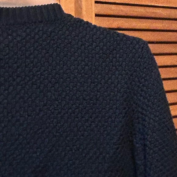 Orvis Navy Blue Chunky Knit Cardigan - Picture 16 of 16